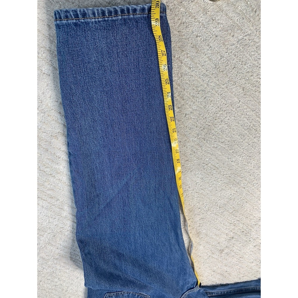 Levis 550 Men's Relaxed Tapered Jeans Vintage Y2K size 34x30 Blue Medium Wash - Picture 11 of 14